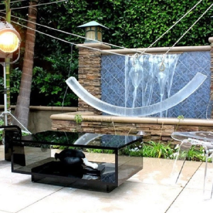 Şeffaf Siyah Akrilik Pleksi Masa